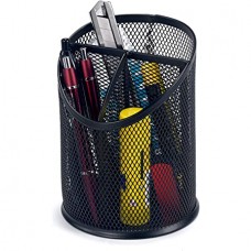 Metal Inclined Mesh Pen Cup / 3 Compartments
